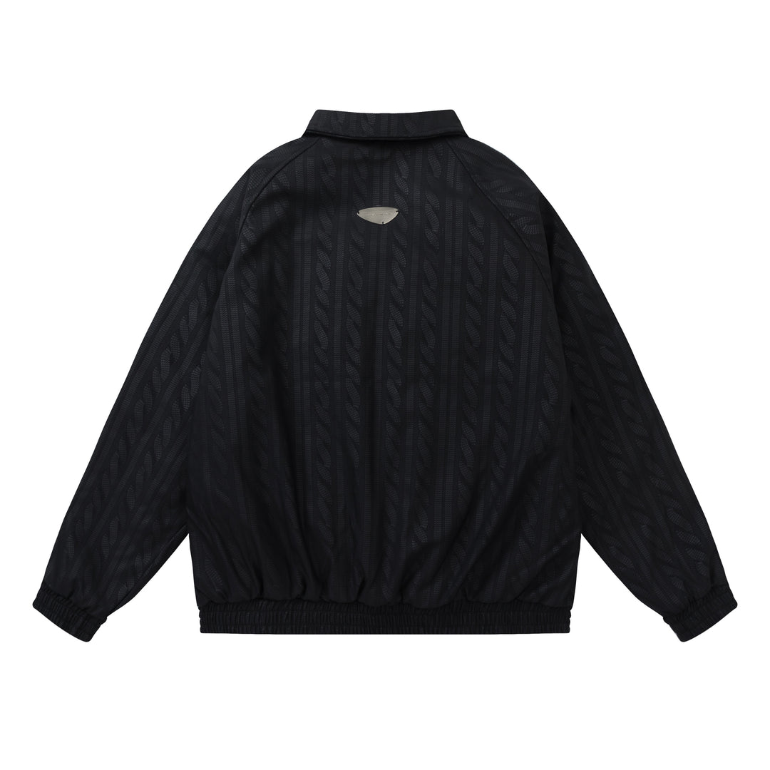 F3F Select Twist Dark Embroidery Lapel Jacket