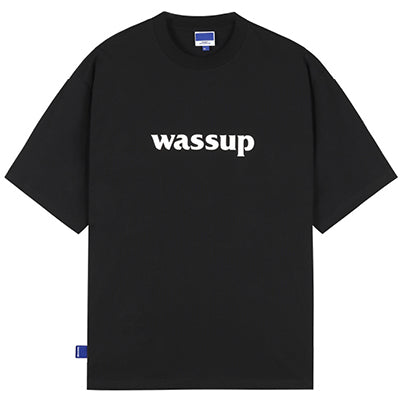 Wassup House Big Logo Print Basic Tee