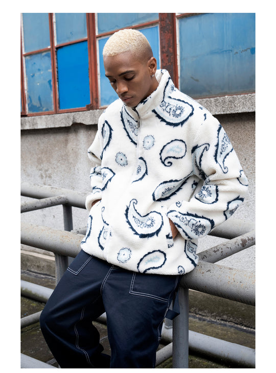 VOTE Paisley Sherpa Jacket