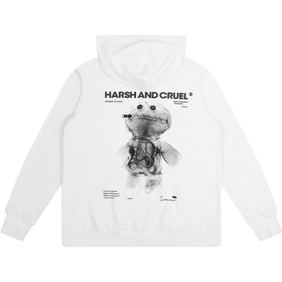 Harsh and Cruel X-Ray Doll Printed Hoodie