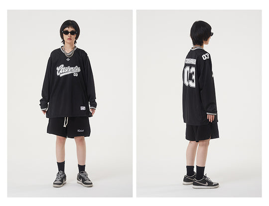 Cashrules Football Logo Long Sleeved Tee