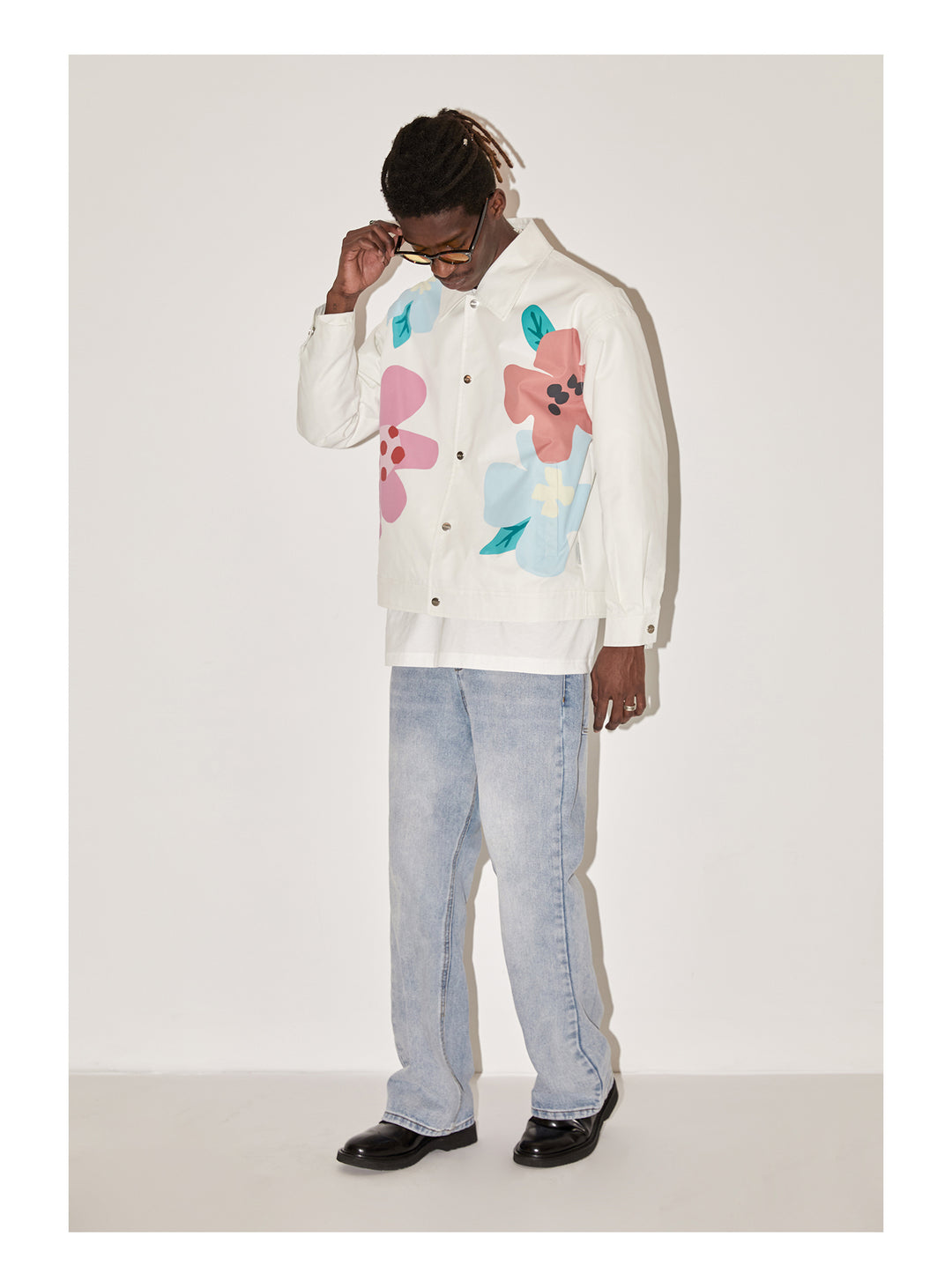 EMPTY REFERENCE Garden Floral Print Jacket