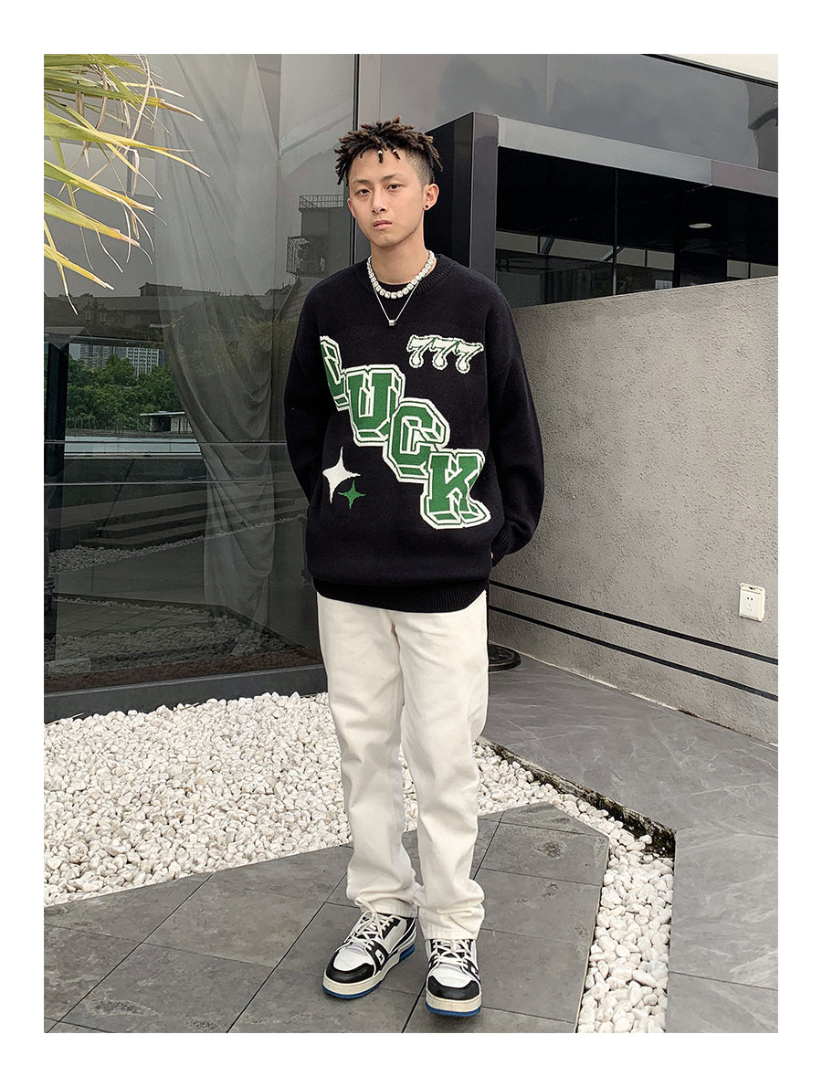 Luck 777 Knit Sweater