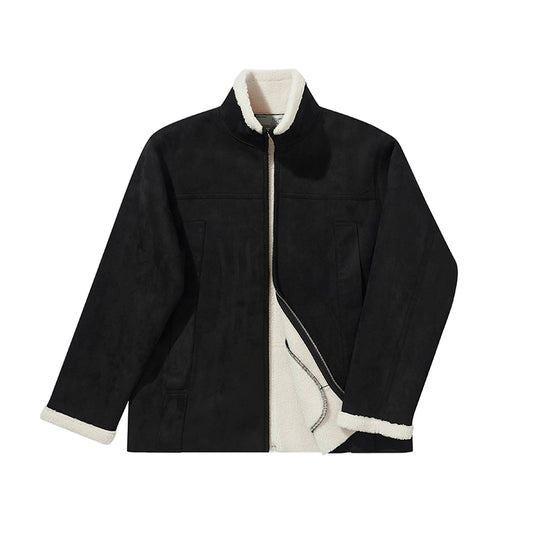 Harsh and Cruel Faux Fur Suede Jacket