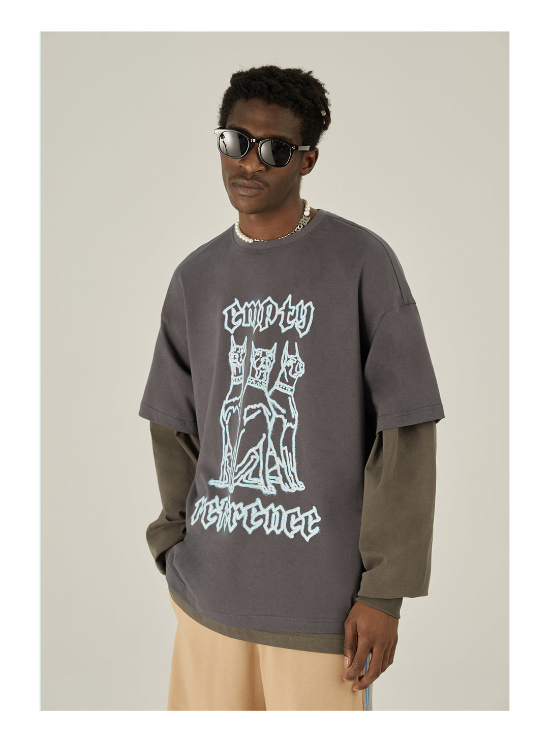 EMPTY REFERENCE Neon Doberman Tee