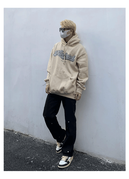 Rivets Waxed Cloth Black Denim Jeans