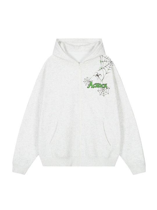 Achock Spider Web Foam Hoodie