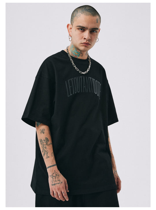 ANTIDOTE Letter Logo Printing Tee