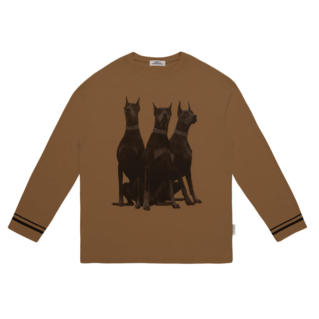 EMPTY REFERENCE Doberman Long Sleeved Tee | Face 3 Face