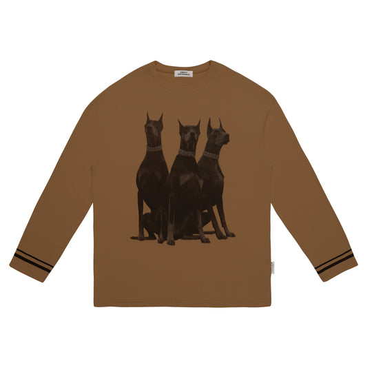 EMPTY REFERENCE Doberman Long Sleeved Tee | Face 3 Face