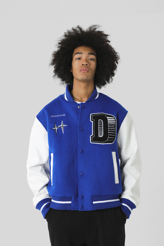 DONCARE D LOGO Varsity Jacket | Face 3 Face