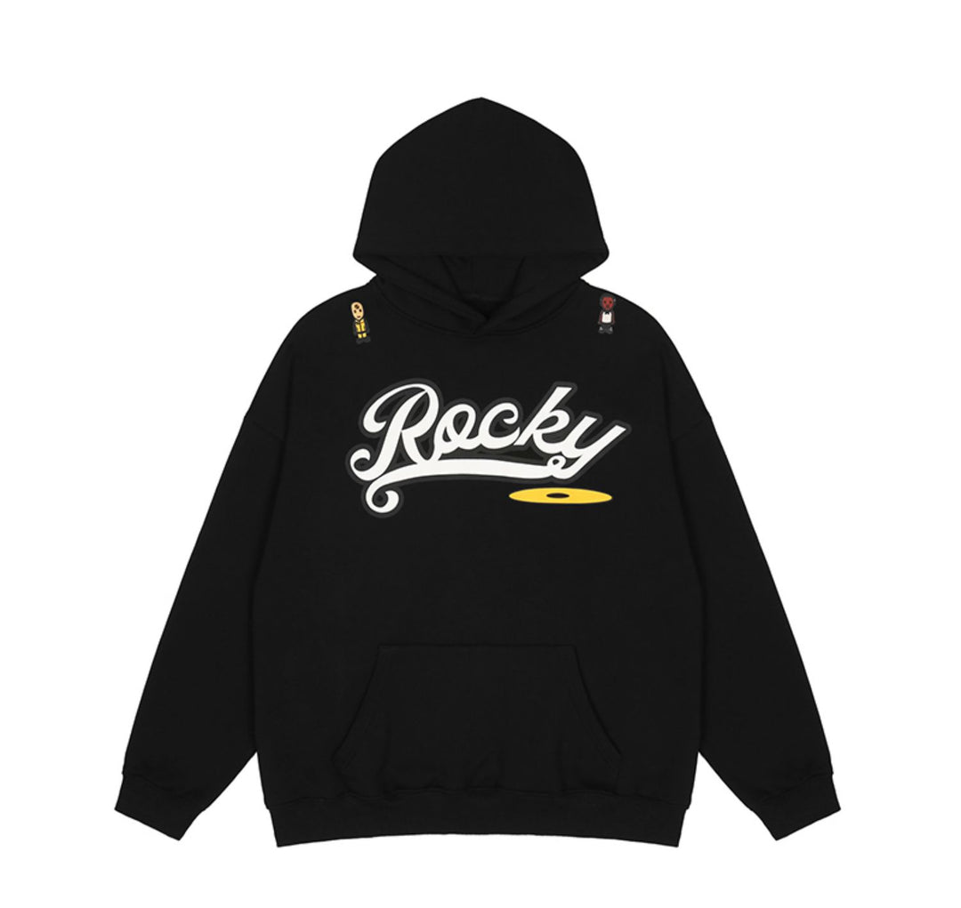 Letter Smile Printing Hoodie