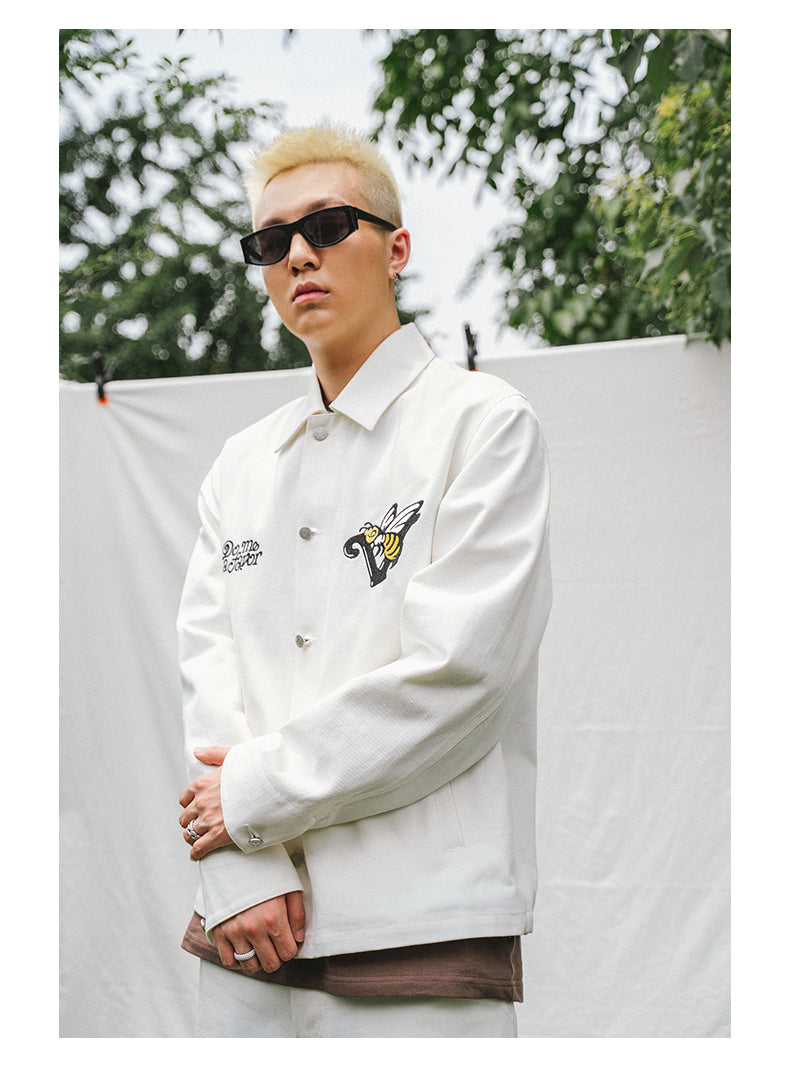 VOTE Bee Embroidered Jacket