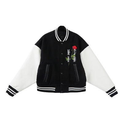 ショッピング公式店 MEDM varsity jacket rose テーラードジャケット