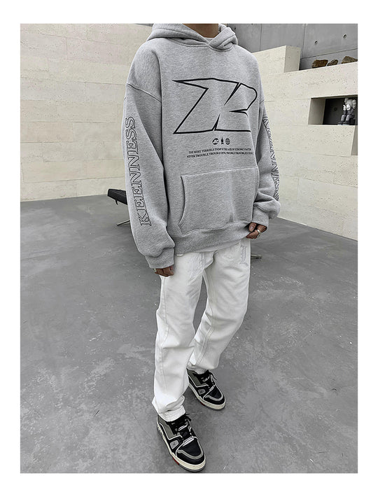 Keenness Print Hoodie