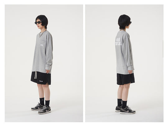 Cashrules Pocket Logo Print Long Sleeved Tee