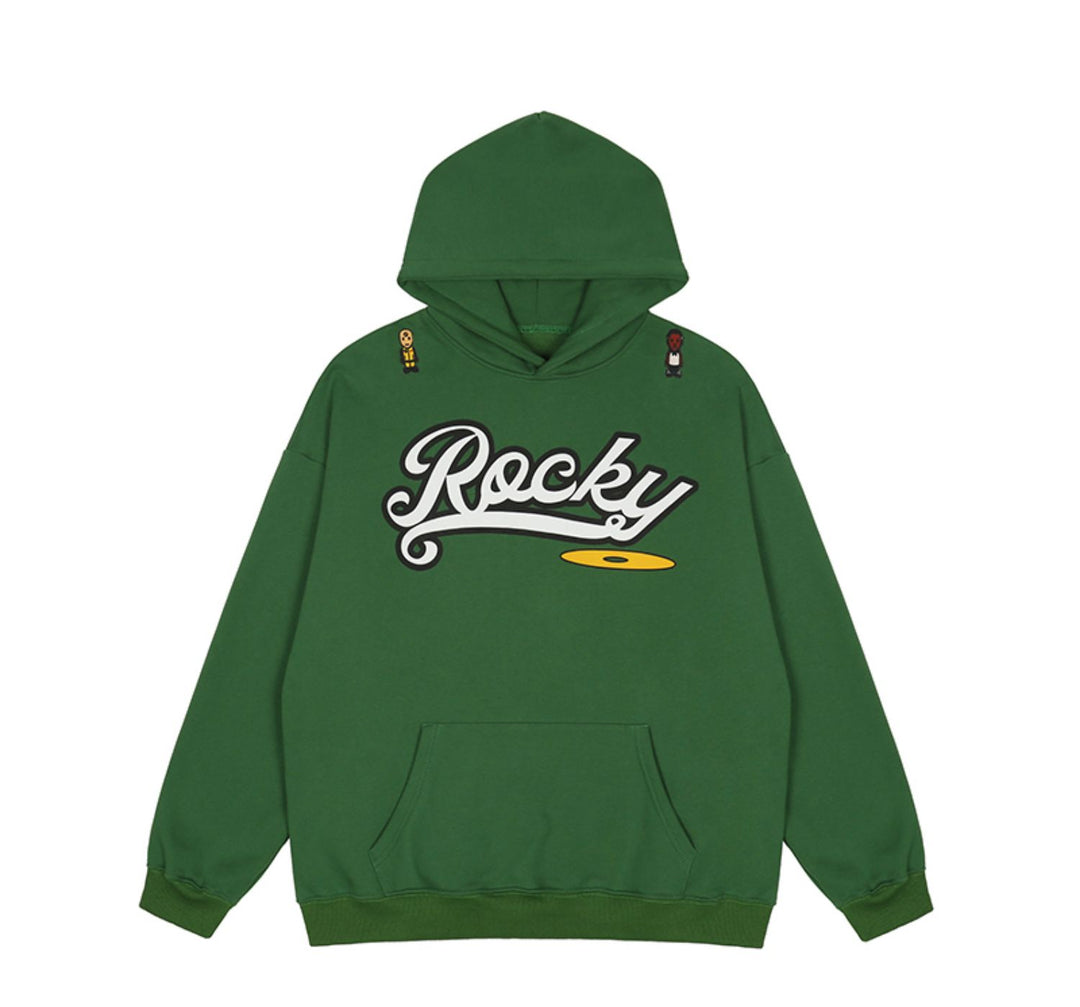 Letter Smile Printing Hoodie