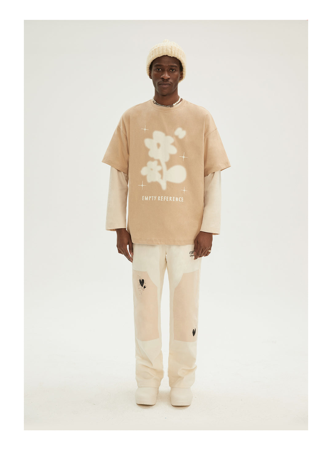 EMPTY REFERENCE Flowers Print Tee