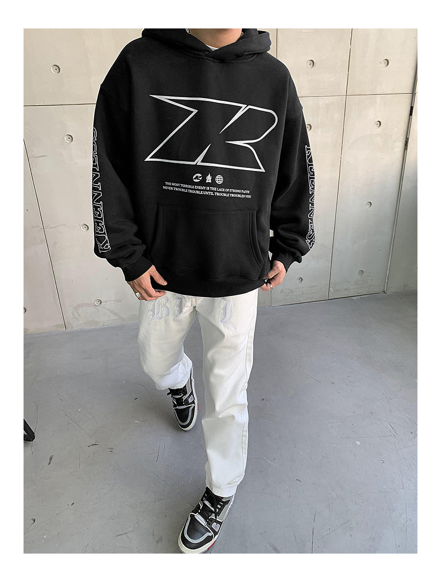 Keenness Print Hoodie