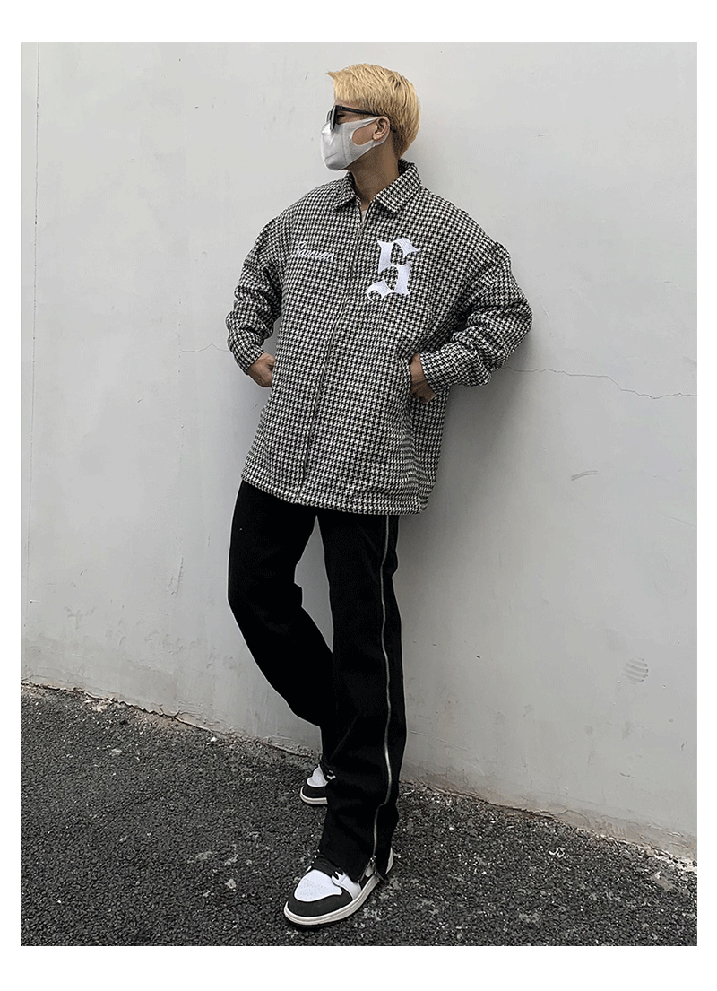 Side Zipper Design Denim Jeans