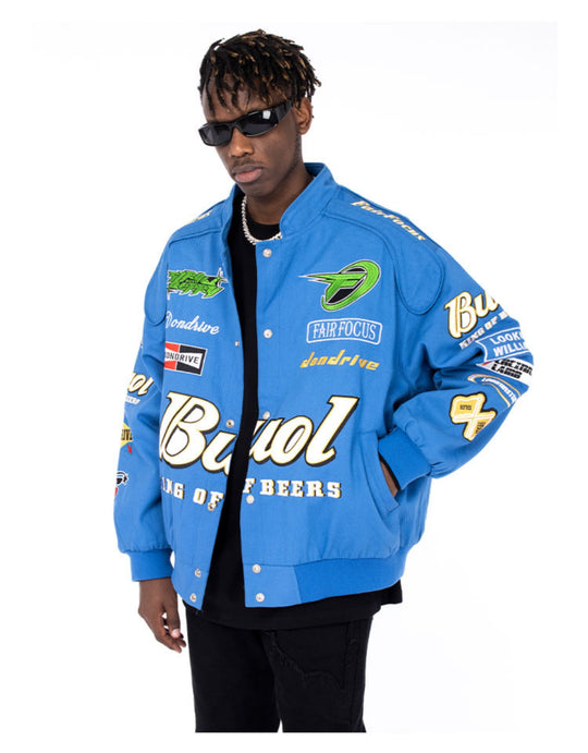 Fair Focus Embroidered Racing Jacket
