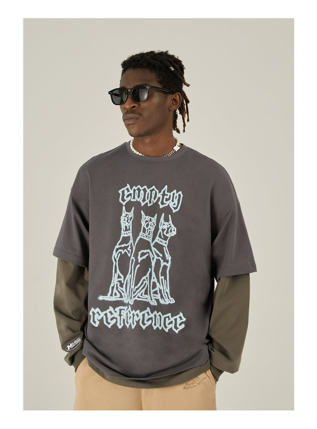 EMPTY REFERENCE Neon Doberman Tee