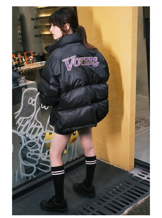 VOTE Spoof Logo Heavy Jacket