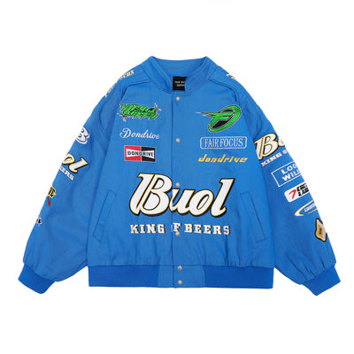 Fair Focus Embroidered Racing Jacket