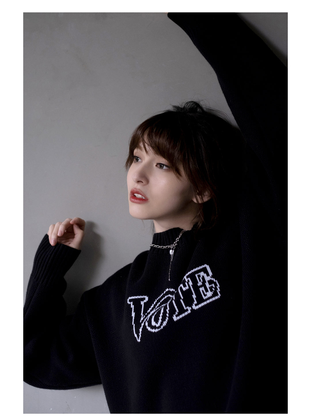 VOTE Logo Knit Sweater