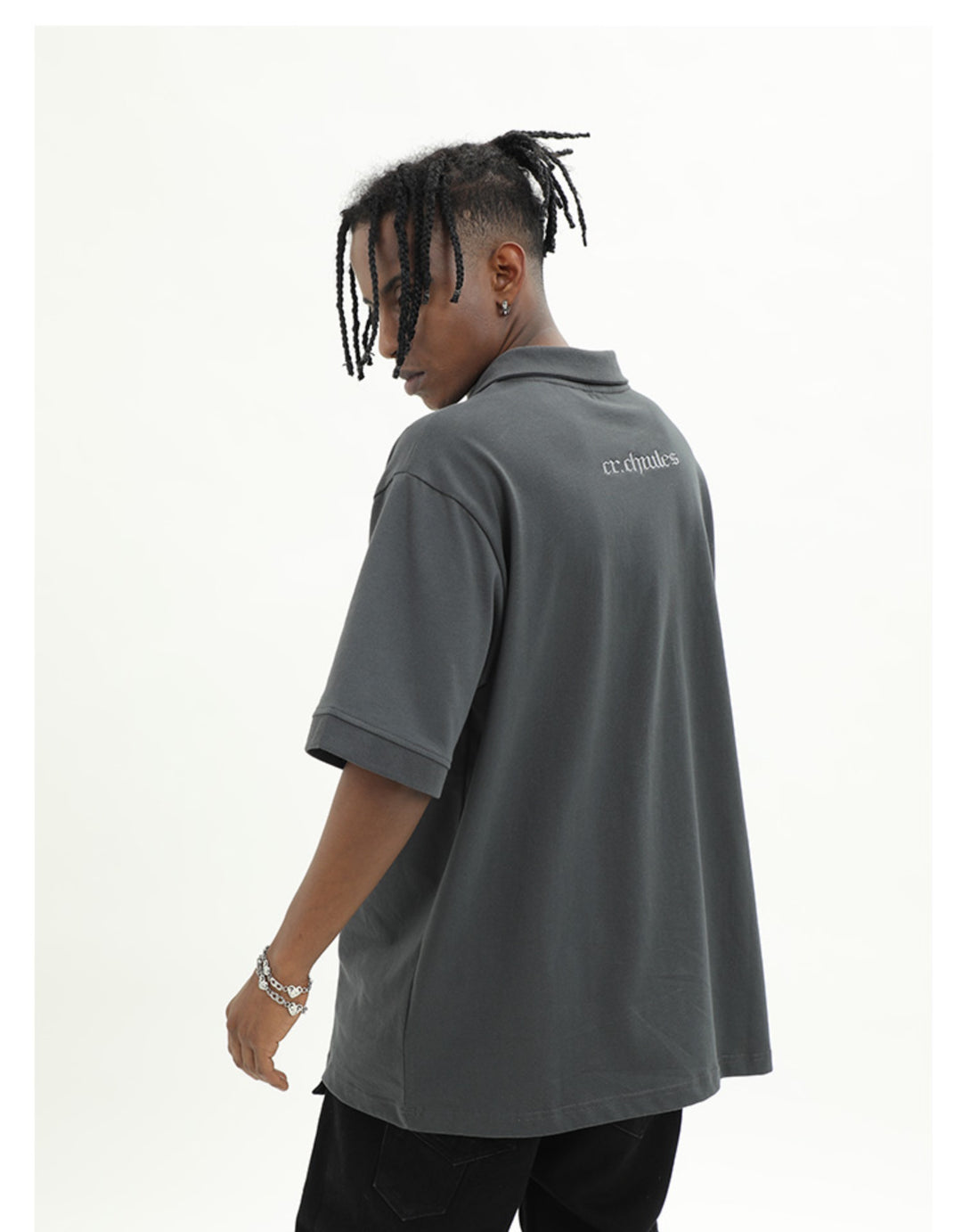 Cashrules Cross Star Logo Embroidered Polo