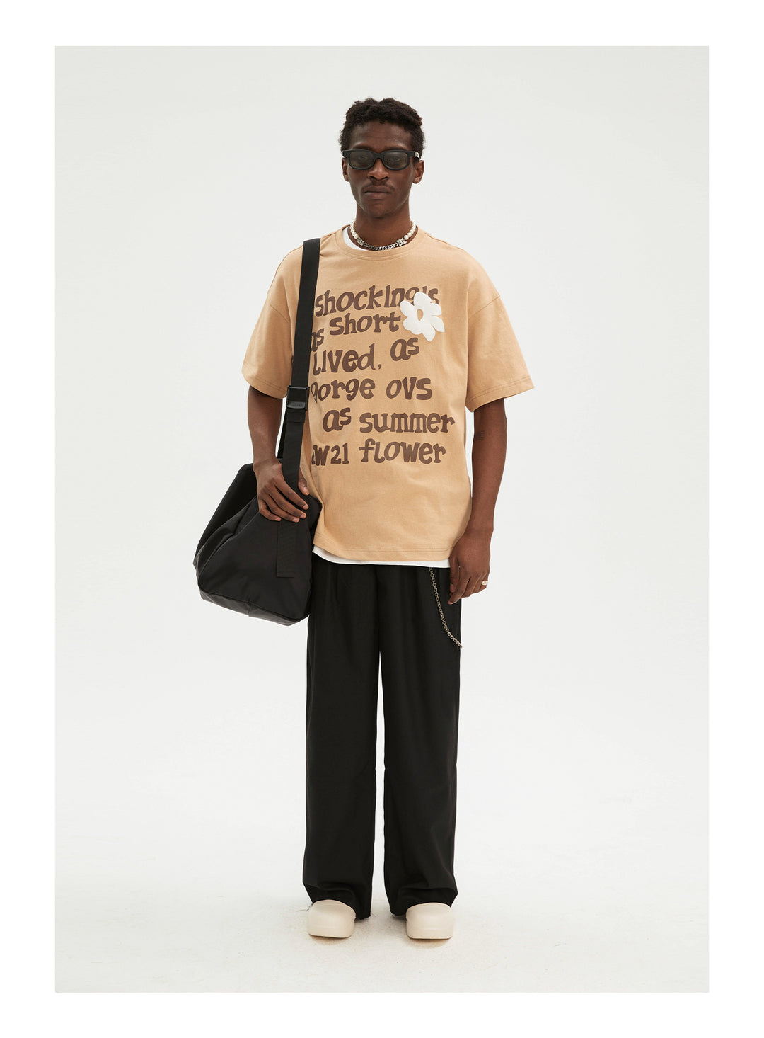 EMPTY REFERENCE Floral Letter Tee