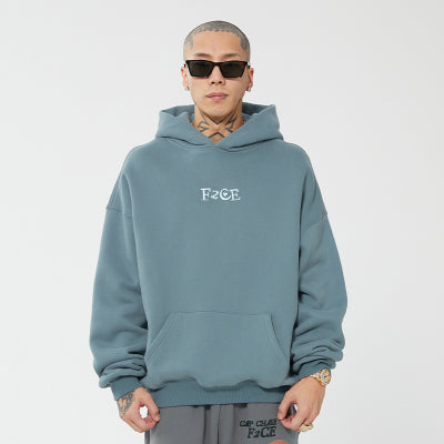 F2CE Foam Printing LOGO Pullover Hoodie | Face 3 Face