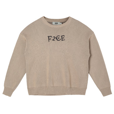 F2CE Love Heart LOGO Knit Sweater | Face 3 Face