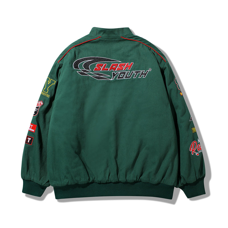 SY Embroidered Motorcycle Racing Jacket