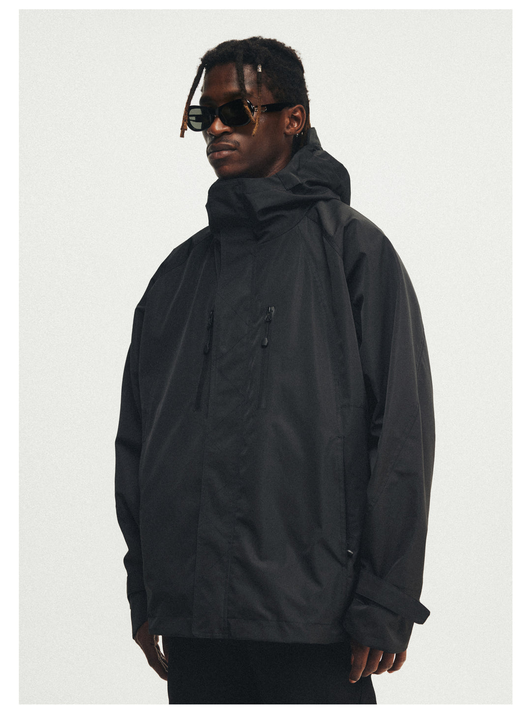 ANTIDOTE Outdoor Waterproof Hooded Zipper Jacket | Face 3 Face