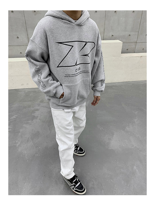 Keenness Print Hoodie