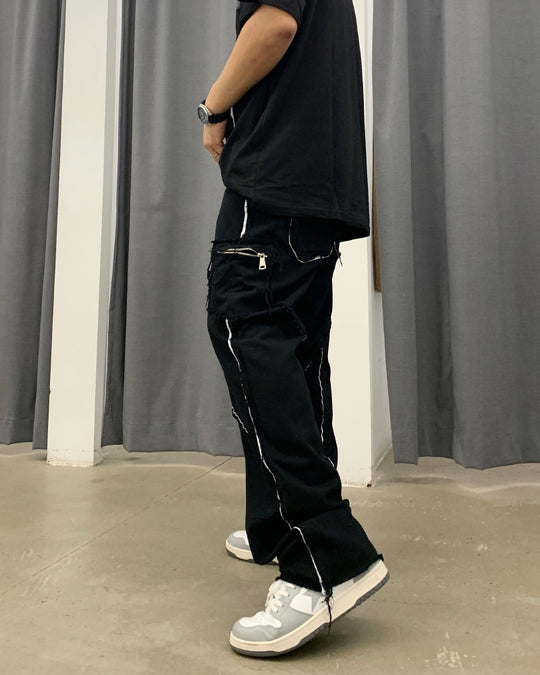 F3F Select Splicing Anti Edge Beggar Pants