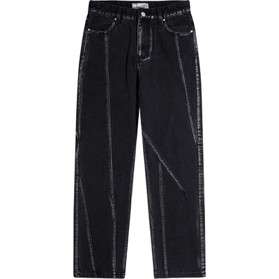 Harsh and Cruel Deconstructed Washed Denim Pants