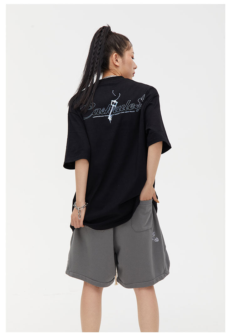 Cashrules Love Handcuffs Printed Tee