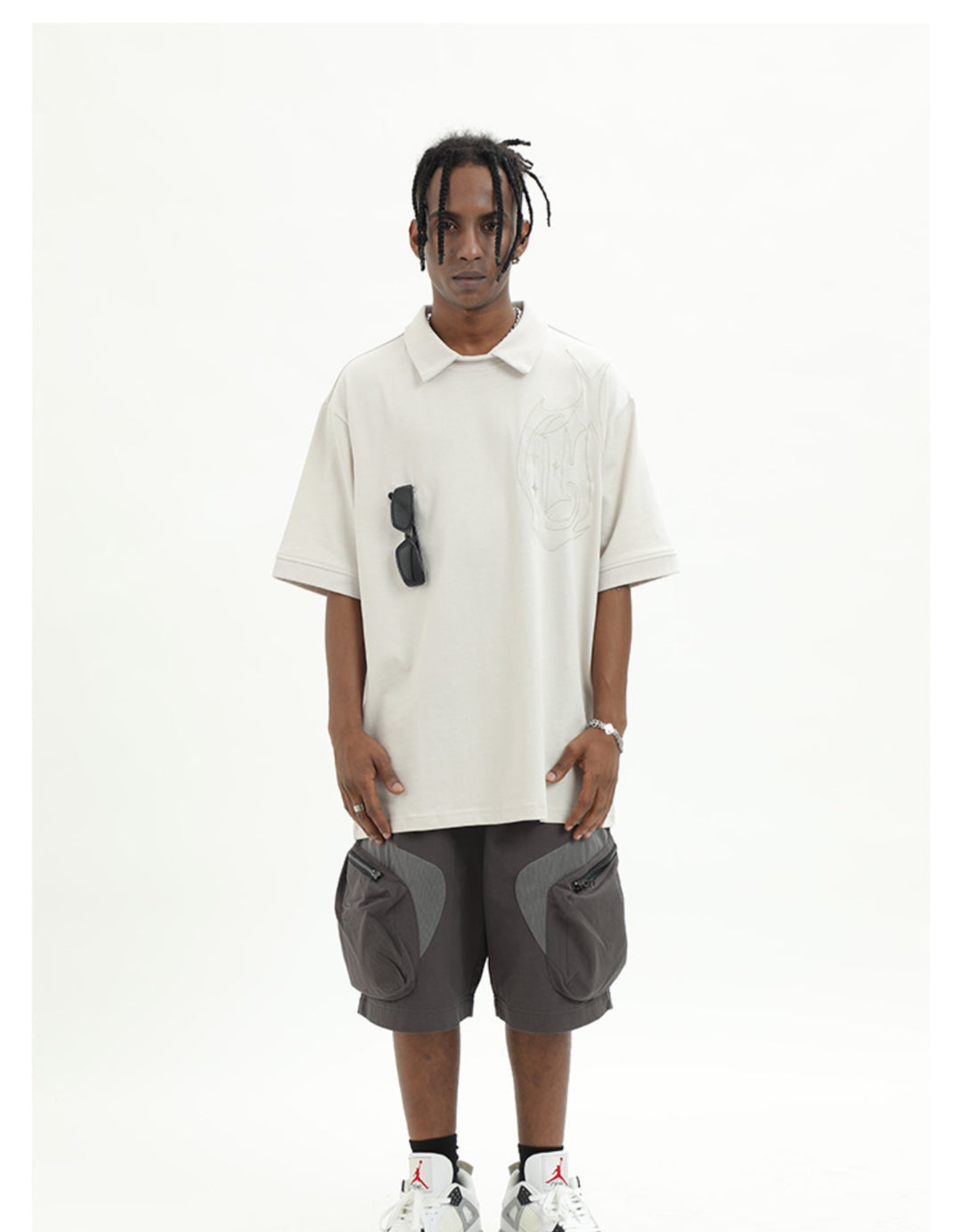 Cashrules Cross Star Logo Embroidered Polo