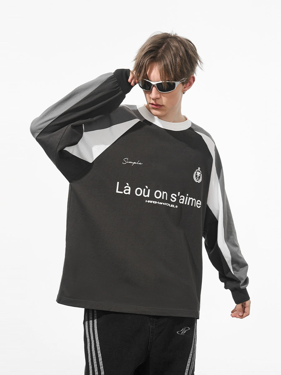 Harsh and Cruel Jersey Raglan Long Sleeve Tee