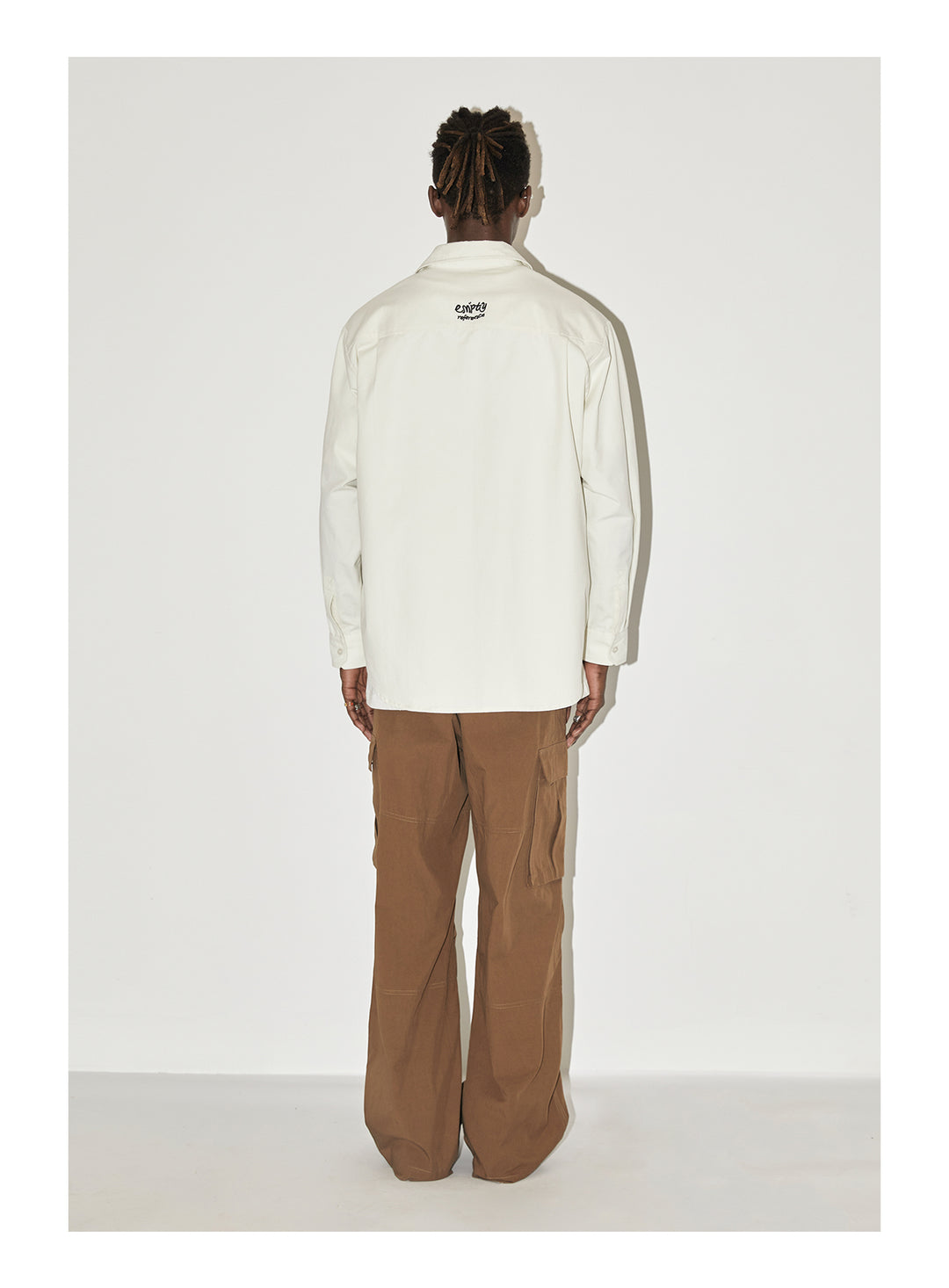 EMPTY REFERENCE Night Rose Print Long Sleeved Shirt