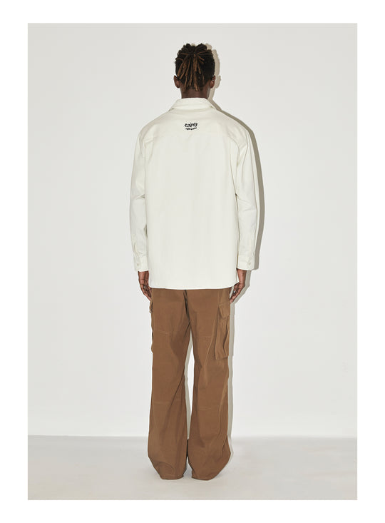 EMPTY REFERENCE Night Rose Print Long Sleeved Shirt