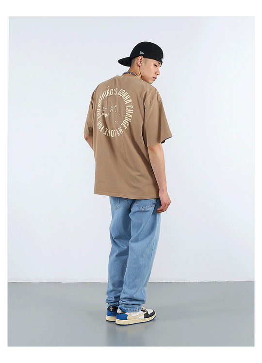 F3F Select Tie Dye Washed Straight Denim Jeans