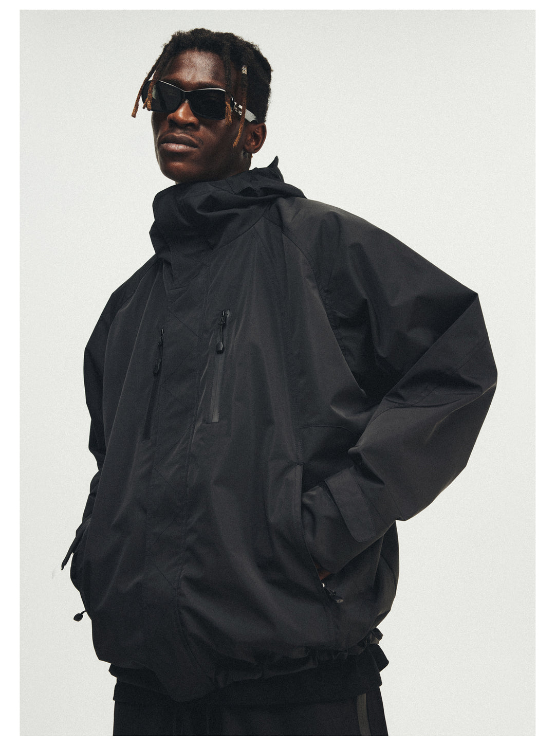 ANTIDOTE Outdoor Waterproof Hooded Zipper Jacket | Face 3 Face