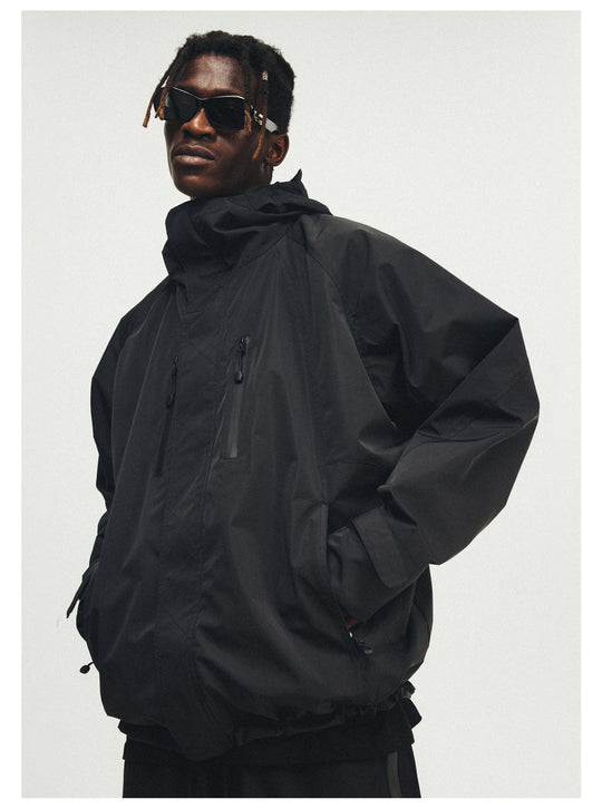 ANTIDOTE Outdoor Waterproof Hooded Zipper Jacket | Face 3 Face