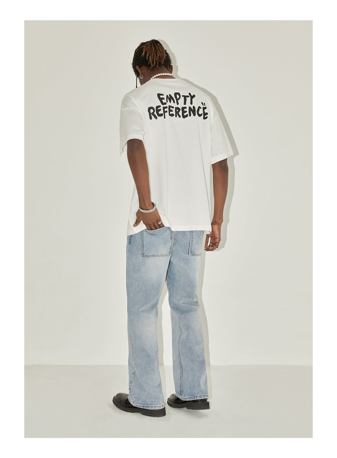 EMPTY REFERENCE Black Flower Tee