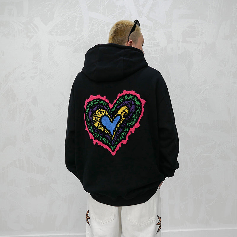 Behind Love Heart Hoodie