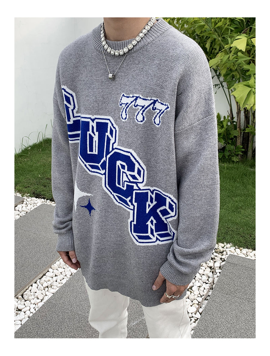 Luck 777 Knit Sweater