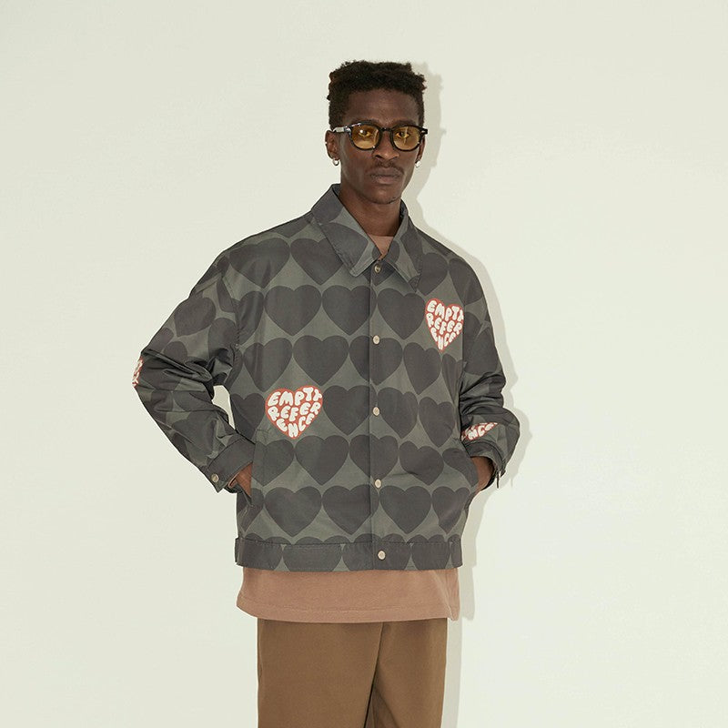 EMPTY REFERENCE Love Print Jacket